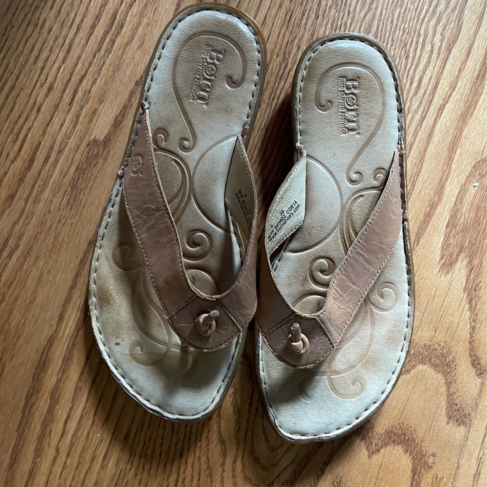 Tan Born sandals